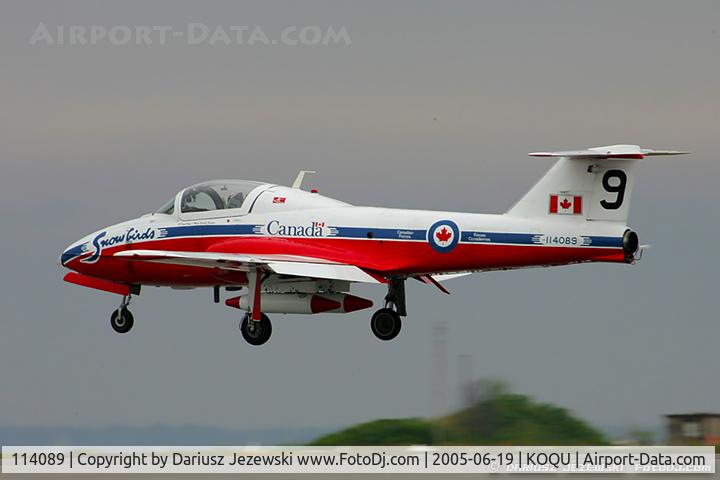 114089, Canadair CT-114 Tutor C/N 1089, CAF CT-114 Tutor 114089 C/N 1089 from Snowbirds Demo Team 15 Wing CFB Moose Jaw, SK