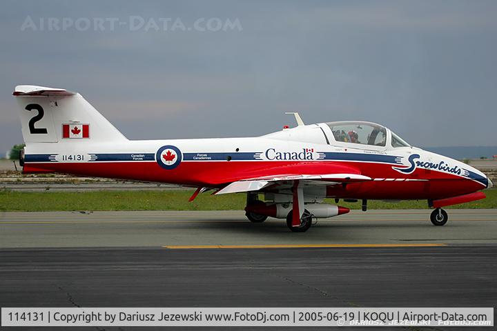 114131, Canadair CT-114 Tutor C/N 1131, CAF CT-114 Tutor 114131 C/N 1131 from Snowbirds Demo Team 15 Wing CFB Moose Jaw, SK