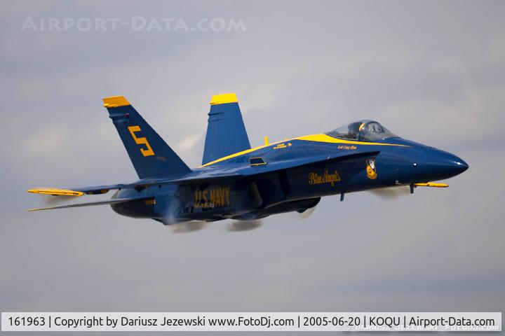 161963, McDonnell Douglas F/A-18A Hornet C/N 0178, F/A-18A Hornet 161963 C/N 0178 from Blue Angels Demo Team  NAS Pensacola, FL
