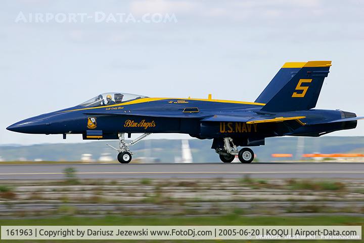 161963, McDonnell Douglas F/A-18A Hornet C/N 0178, F/A-18A Hornet 161963 C/N 0178 from Blue Angels Demo Team  NAS Pensacola, FL