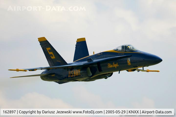 162897, McDonnell Douglas F/A-18A Hornet C/N 0450/A370, F/A-18A Hornet 162897 C/N 0450 from Blue Angels Demo Team  NAS Pensacola, FL