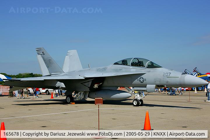 165678, Boeing F/A-18F Super Hornet C/N 1514/F017, F/A-18E Super Hornet 165678 AD-207 from VFA-106 