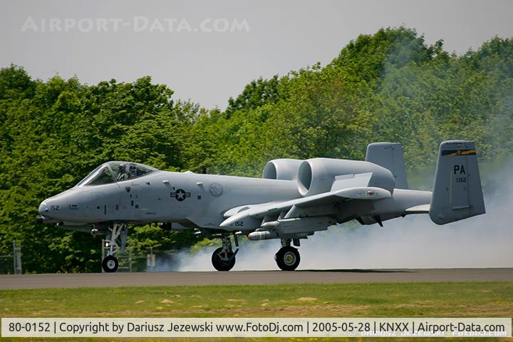 80-0152, 1980 Fairchild Republic A-10C Thunderbolt II C/N A10-0502, A-10C Thunderbolt 80-0152 IN from 163rd FS 