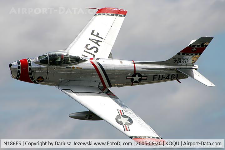 N186FS, 1956 Canadair CL-13B Sabre 6 C/N 1461, Canadair F-86E Mk.VI Sabre  C/N 1461 - Ed Shipley, N186FS