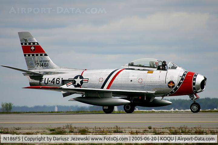 N186FS, 1956 Canadair CL-13B Sabre 6 C/N 1461, Canadair F-86E Mk.VI Sabre  C/N 1461 - Ed Shipley, N186FS