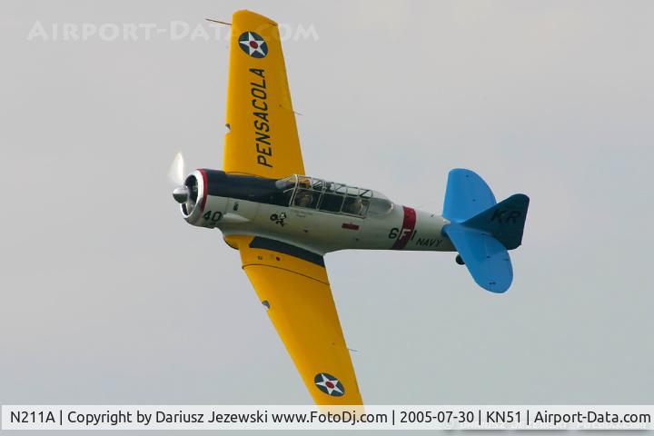 N211A, 1958 North American SNJ-6 Texan C/N 121-42318, North American SNJ-6 Texan  C/N 121-42318 - Kevin Russo, N211A
