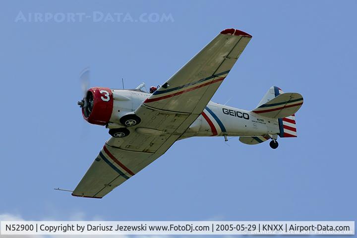 N52900, 1940 North American SNJ-2 Texan C/N 2010, North American SNJ-2 Texan  C/N 2010 - Geico Skytypers, N52900