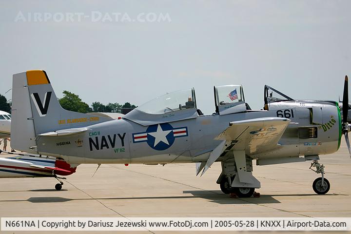 N661NA, 1957 North American T-28C Trojan Trojan C/N 226-238 (140661), North American T-28C Trojan 