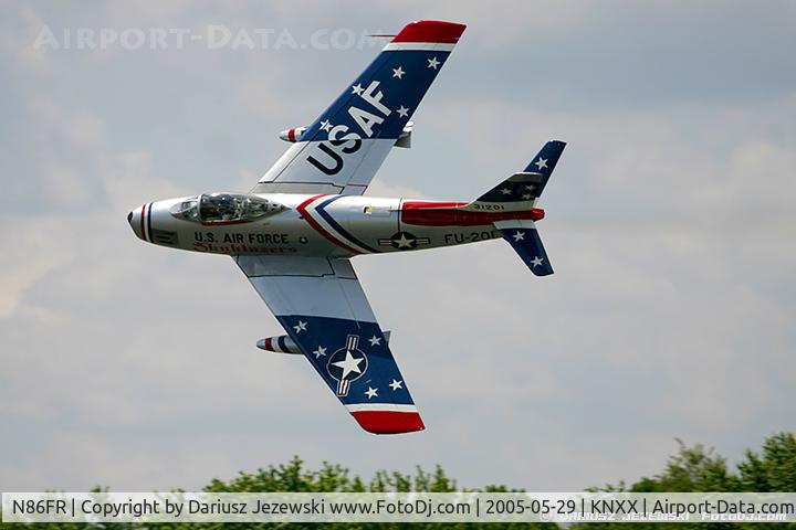 N86FR, 1952 North American F-86F Sabre C/N 191-655, North American F-86F Sabre  C/N 52-4959, NX86FR