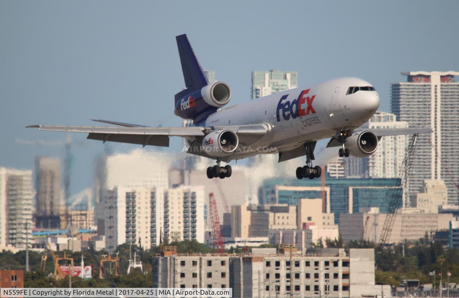 N559FE, 1973 McDonnell Douglas MD-10-10F C/N 46930, Fed Ex