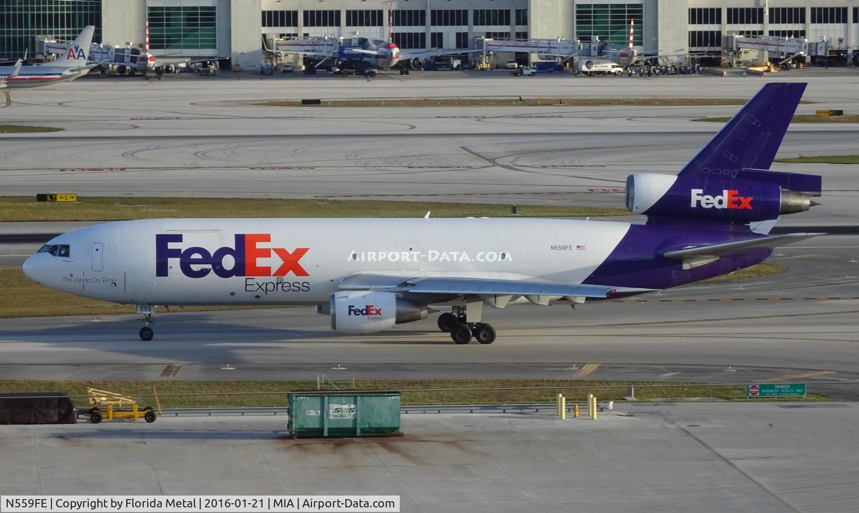 N559FE, 1973 McDonnell Douglas MD-10-10F C/N 46930, Fed Ex