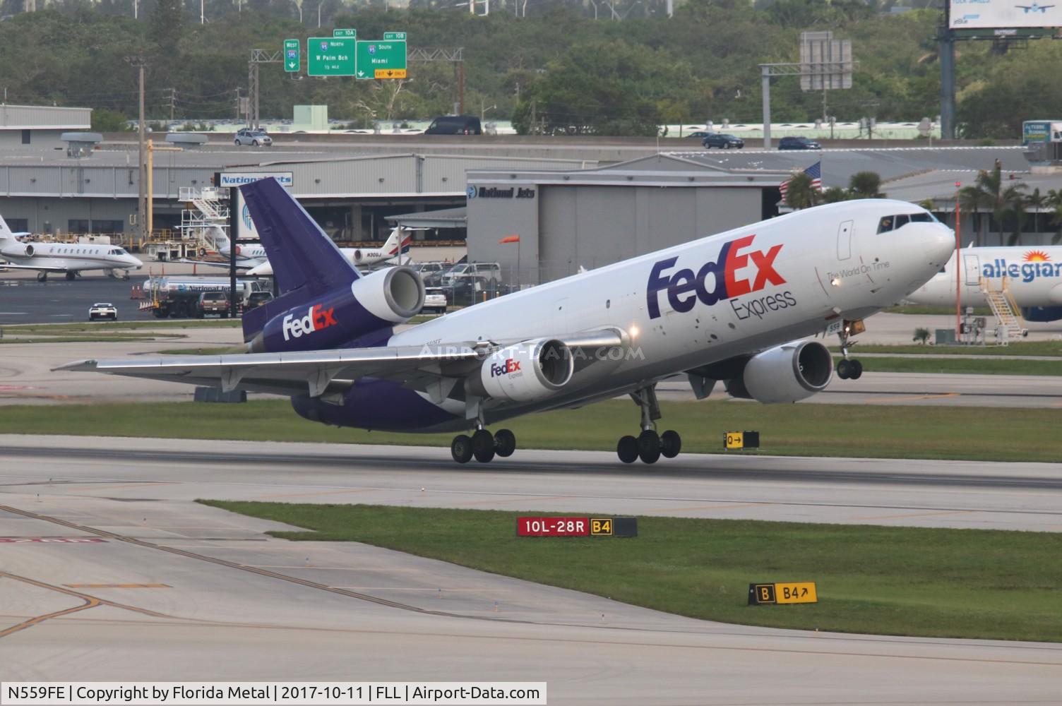 N559FE, 1973 McDonnell Douglas MD-10-10F C/N 46930, Fed Ex