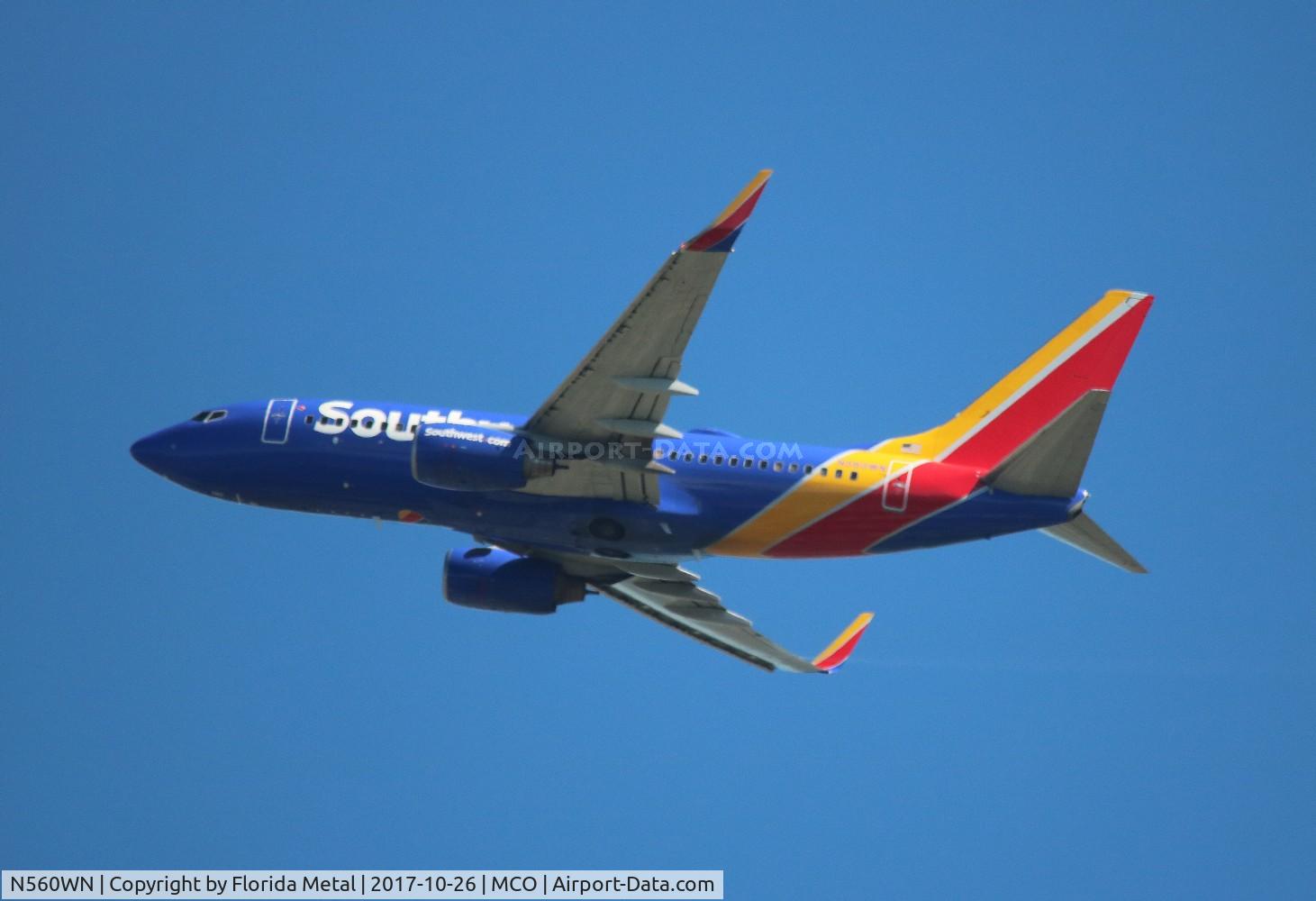 N560WN, 2000 Boeing 737-790 C/N 30542, Southwest