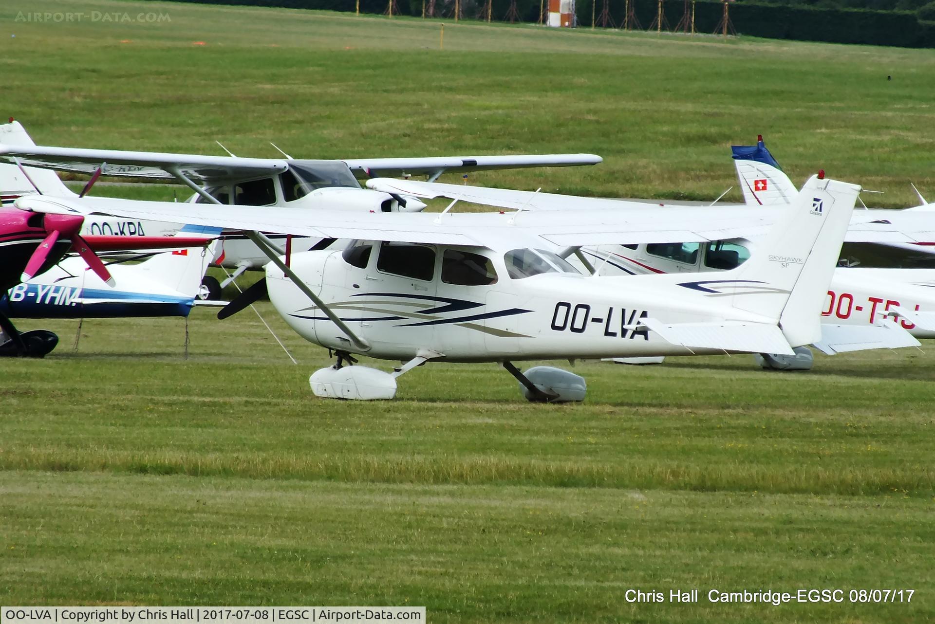 OO-LVA, 2007 Cessna 172S C/N 172S10533, at Cambridge