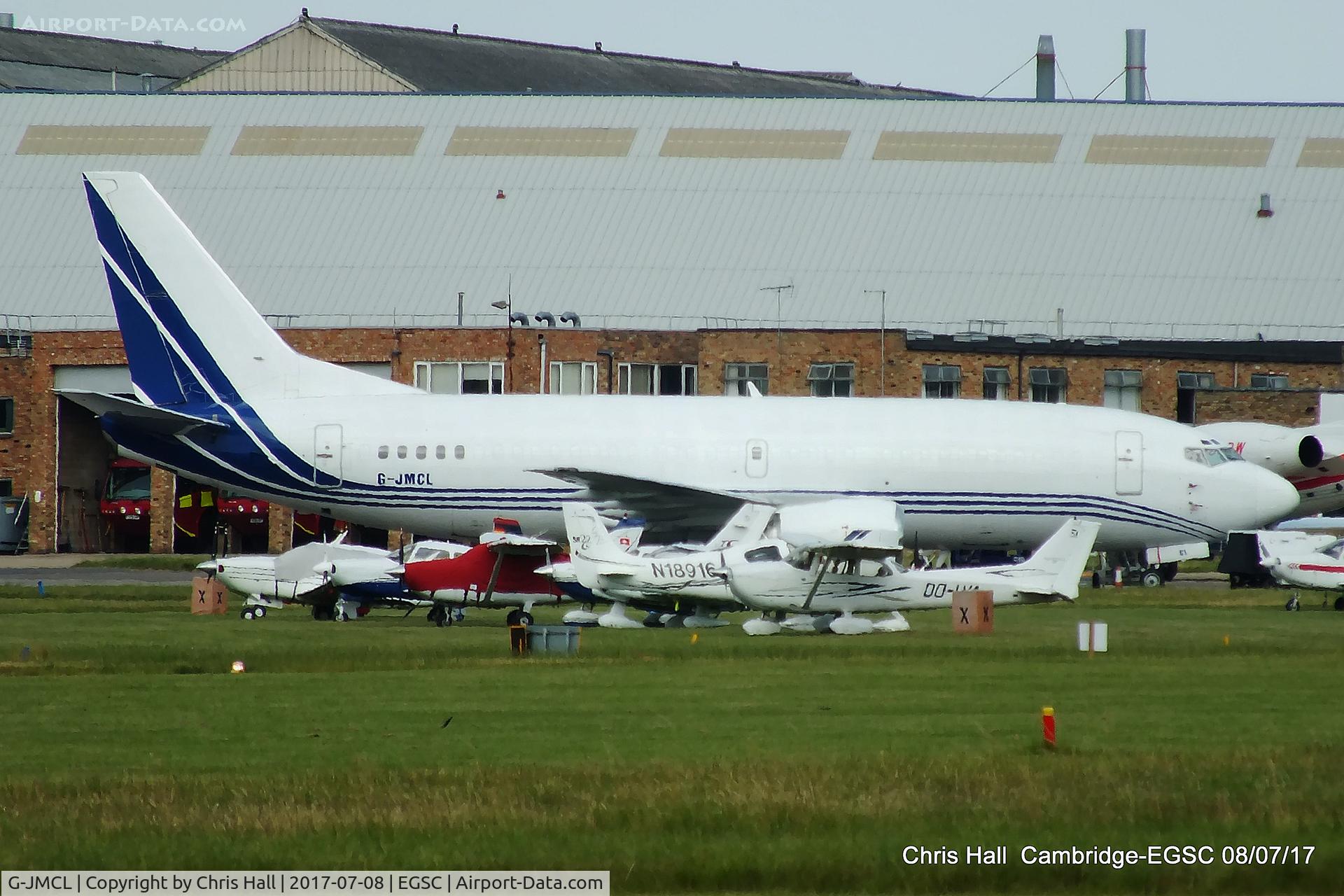 G-JMCL, 1988 Boeing 737-322F C/N 23951, at Cambridge