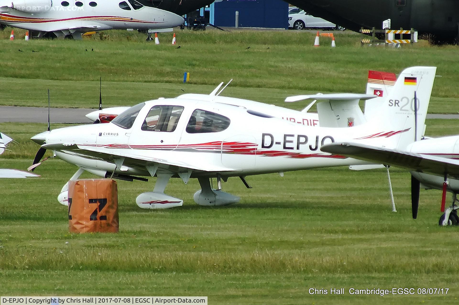D-EPJO, 2008 Cirrus SR20 G3 C/N 1992, at Cambridge