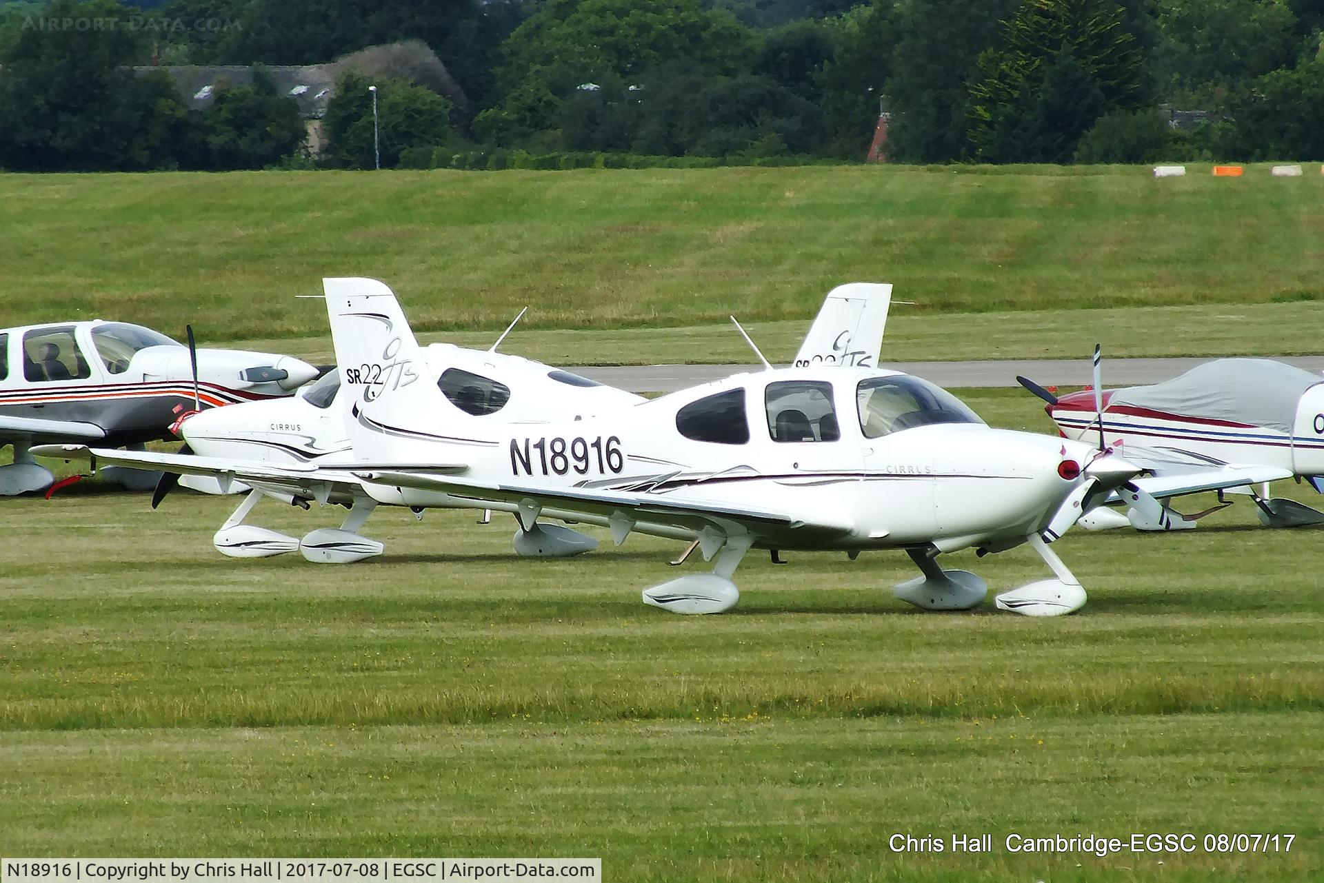 N18916, 2006 Cirrus SR22 C/N 2075, at Cambridge