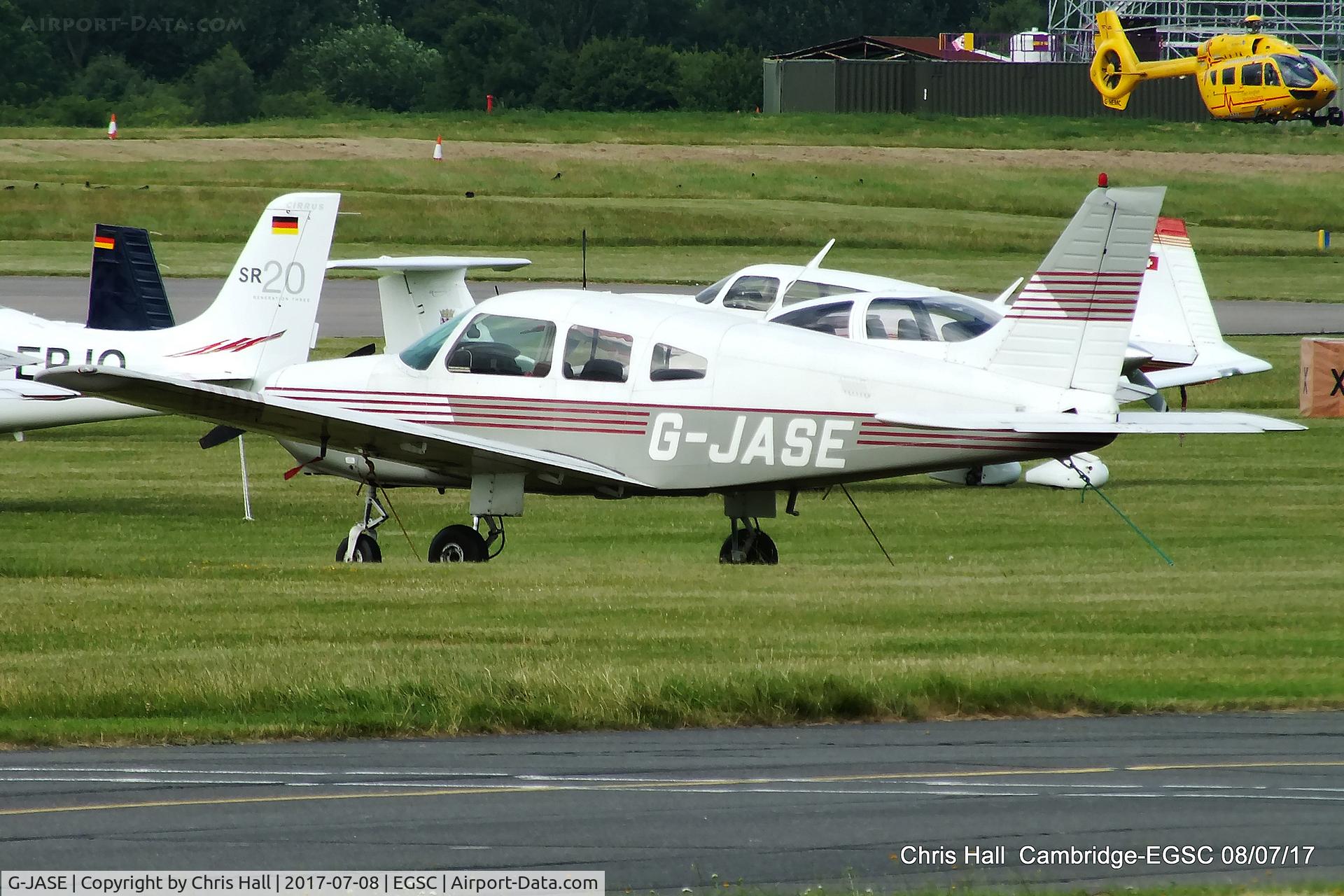 G-JASE, 1982 Piper PA-28-161 Cherokee Warrior II C/N 28-8216056, at Cambridge