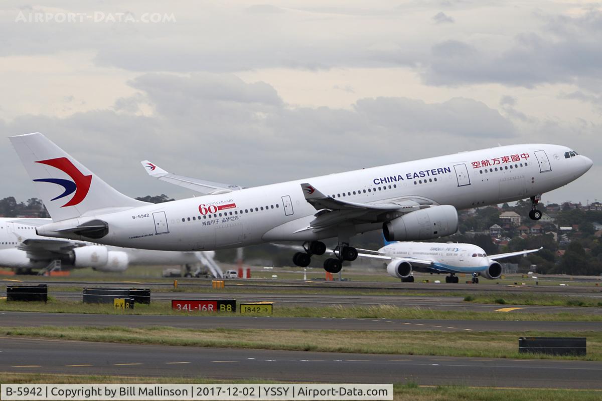 B-5942, 2013 Airbus A330-243 C/N 1500, OFF FROM 34L
