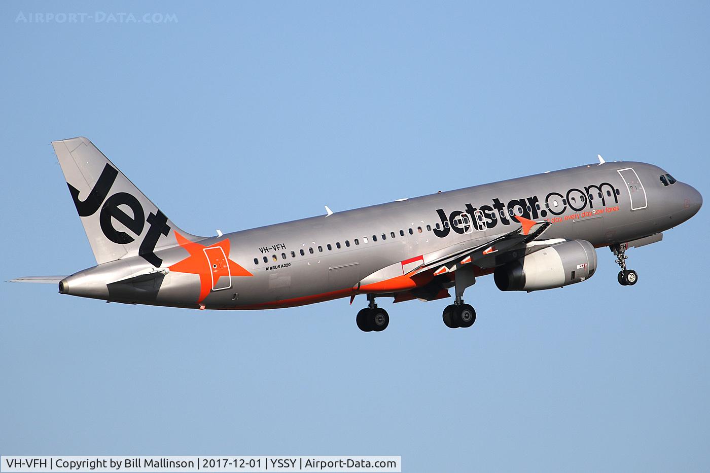 VH-VFH, 2012 Airbus A320-232 C/N 5211, INTO THE BLUE