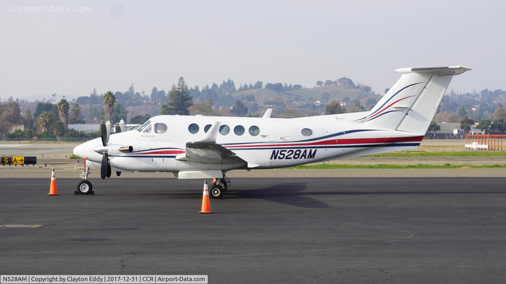 N528AM, 1985 Beech 300 Super King Air C/N FA-59, Buchanan Field Concord California 2017.
