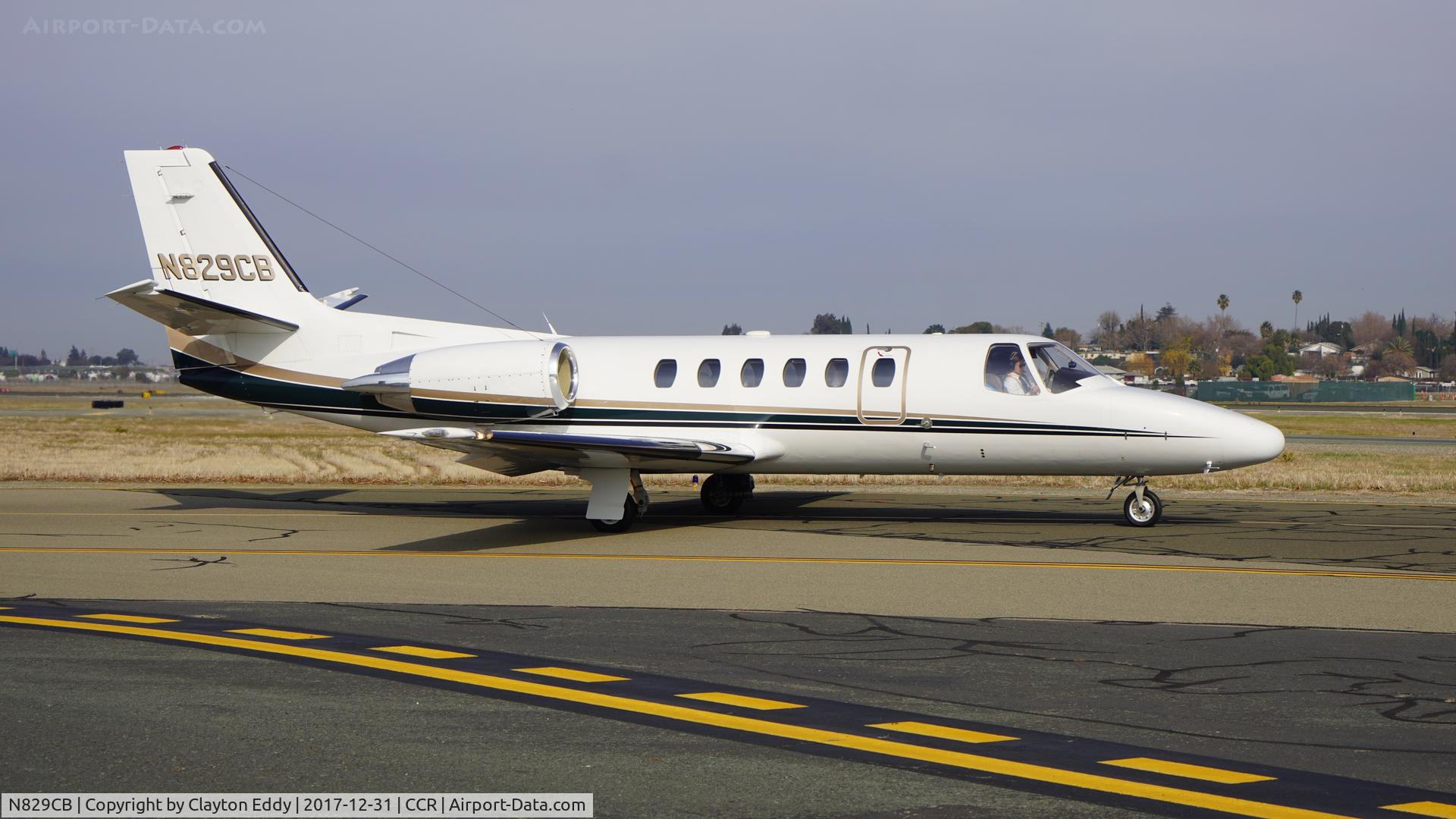 N829CB, 1998 Cessna 550 C/N 550-0829, Buchanan Field Concord California 2017.
