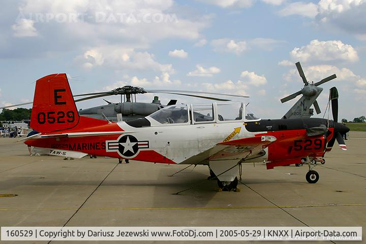 160529, Beech T-34C Turbo Mentor C/N GL-86, T-34C Turbo Mentor 160529 E-529 from  TAW-5 NAS Oceana, VA