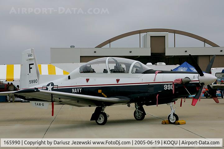 165990, 2001 Raytheon T-6A Texan II C/N PT-166, T-6A Texan II 165990 F-990 from  TAW-6 NAS Pensacola, FL