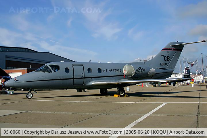 95-0060, 1995 Raytheon T-1A Jayhawk C/N TT-169, T-1A Jayhawk 95-0060 CB from 48th FTS 