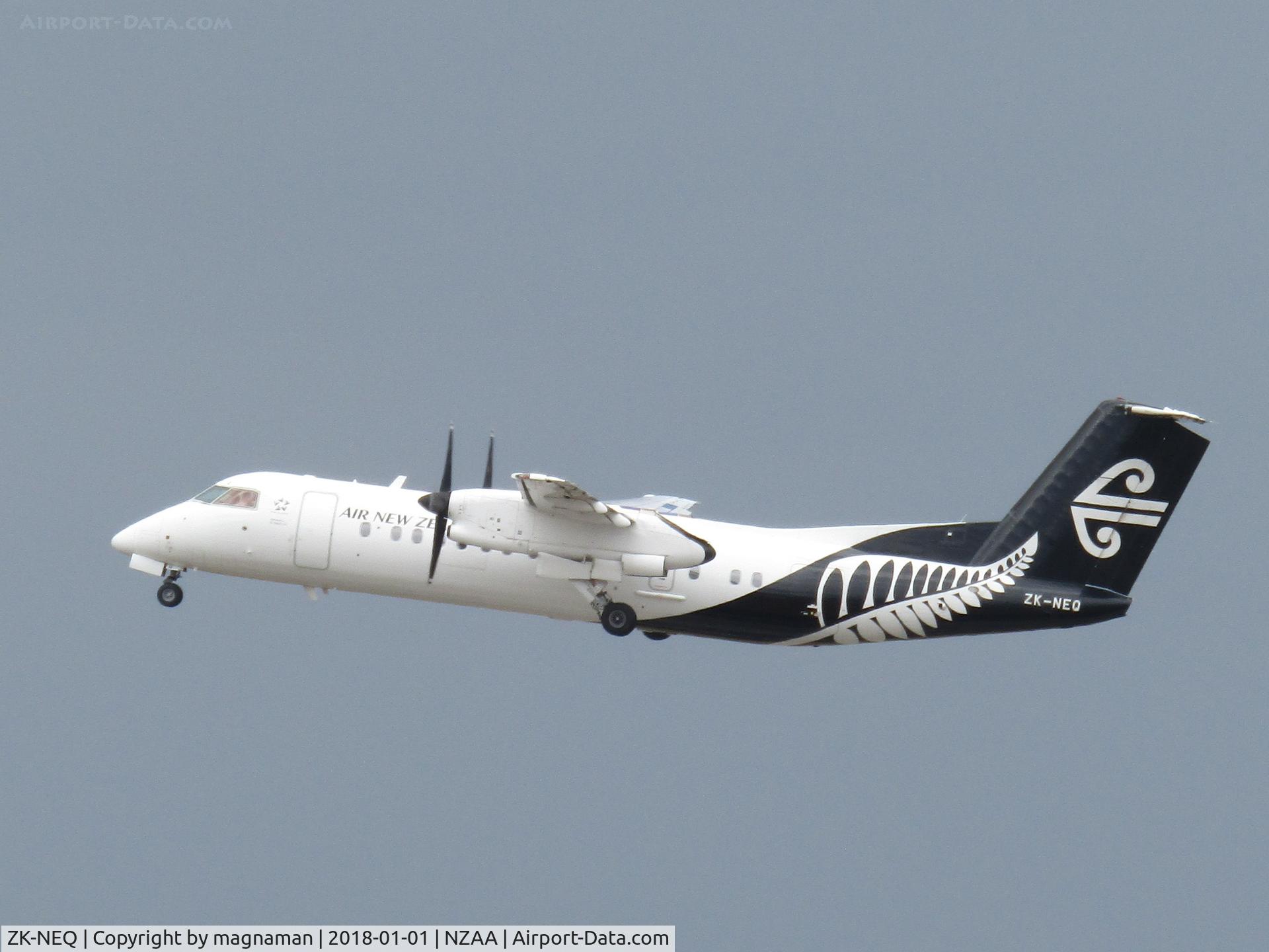 ZK-NEQ, 2007 De Havilland Canada DHC-8-311 Dash 8 C/N 636, bye bye baby