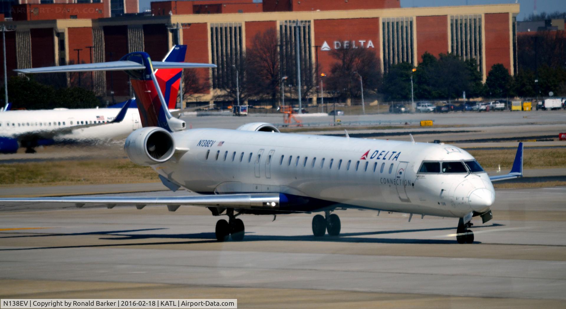 N138EV, 2010 Bombardier CRJ-900ER (CL-600-2D24) C/N 15235, Taxi Atlanta