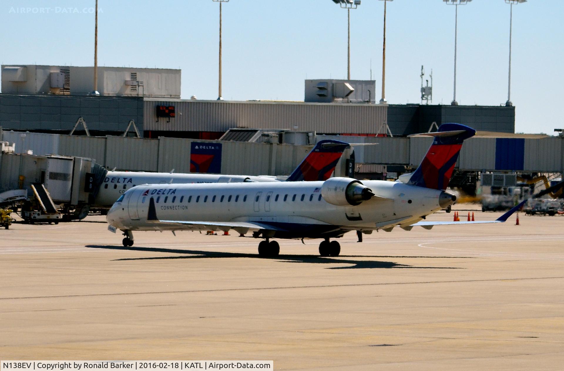 N138EV, 2010 Bombardier CRJ-900ER (CL-600-2D24) C/N 15235, Taxi Atlanta