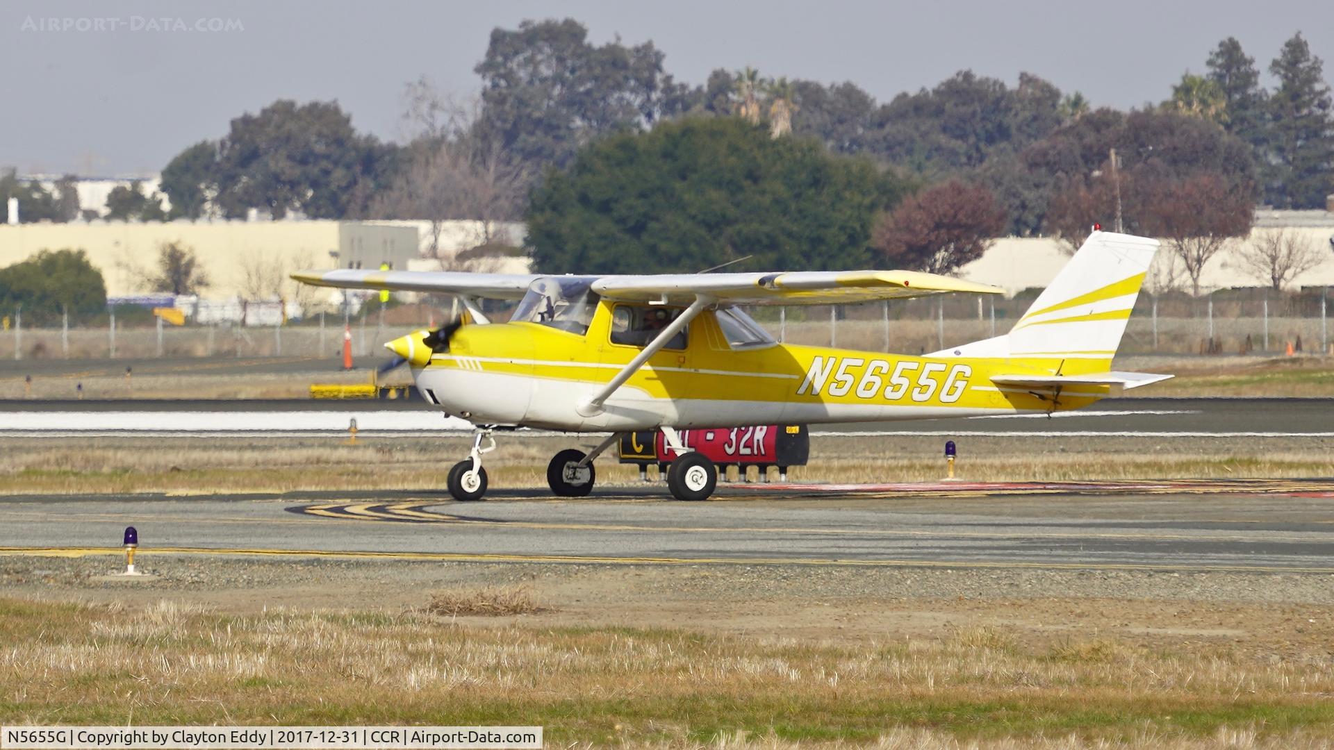 N5655G, 1969 Cessna 150K C/N 15071155, Buchanan Field Concord California 2017.