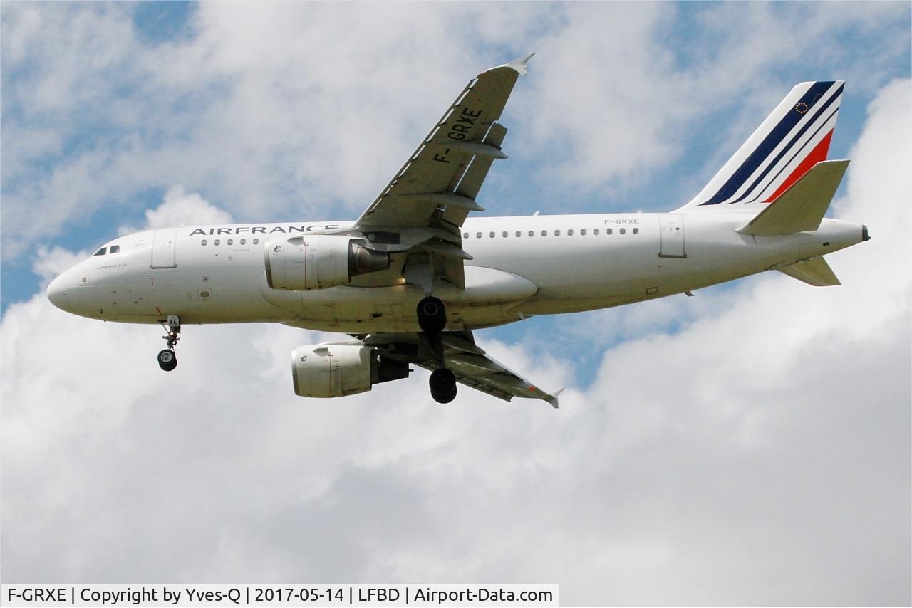 F-GRXE, 2002 Airbus A319-111 C/N 1733, Airbus A319-111, On final rwy 23, Bordeaux-Mérignac airport (LFBD-BOD)