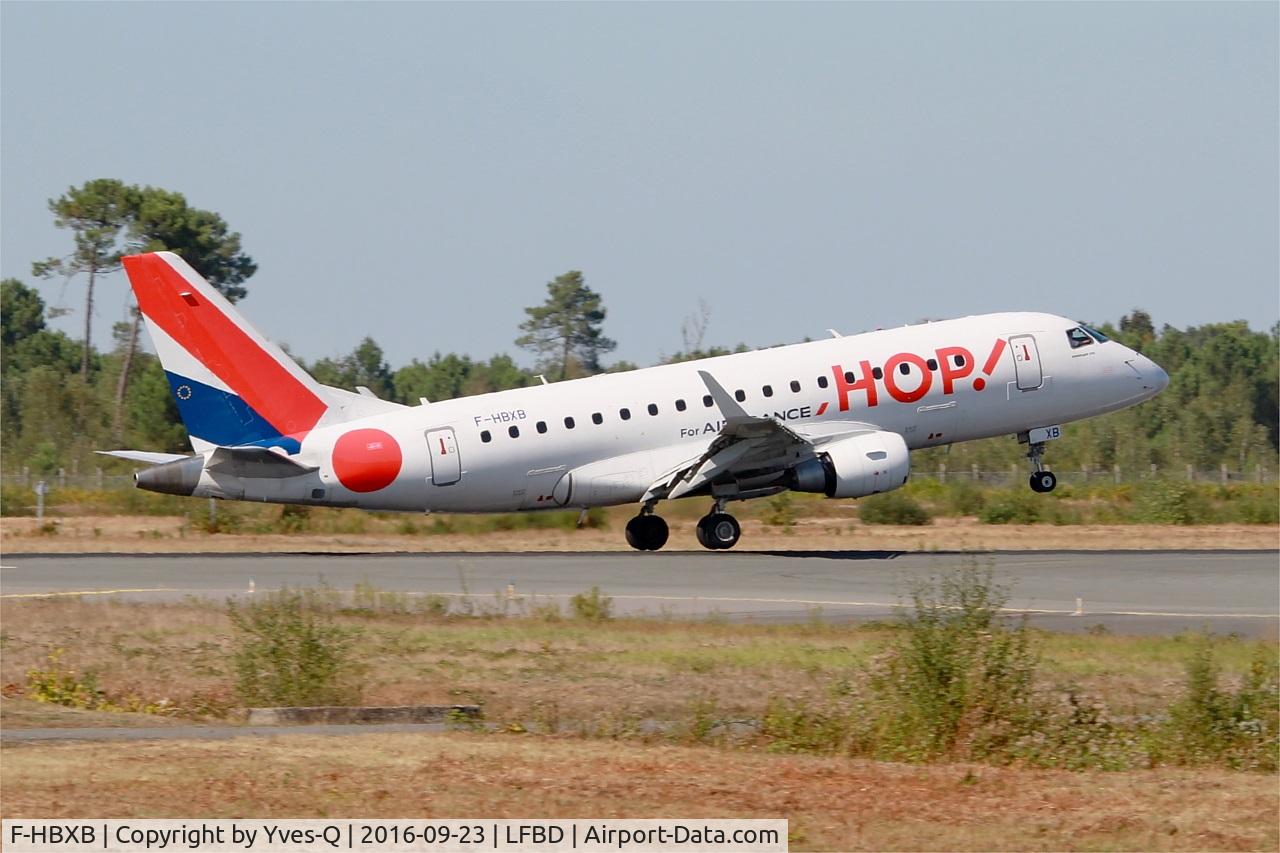 F-HBXB, 2008 Embraer 170LR (ERJ-170-100LR) C/N 17000250, Embraer ERJ-170-100LR, Landing rwy 05, Bordeaux Mérignac airport (LFBD-BOD)