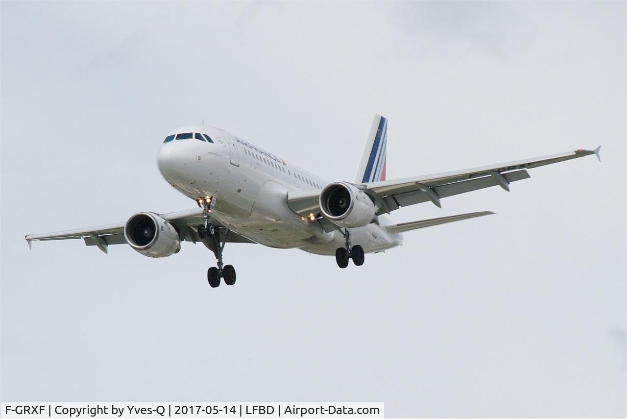 F-GRXF, 2003 Airbus A319-111 C/N 1938, Airbus A319-111, Short approach rwy 23, Bordeaux-Mérignac airport (LFBD-BOD)