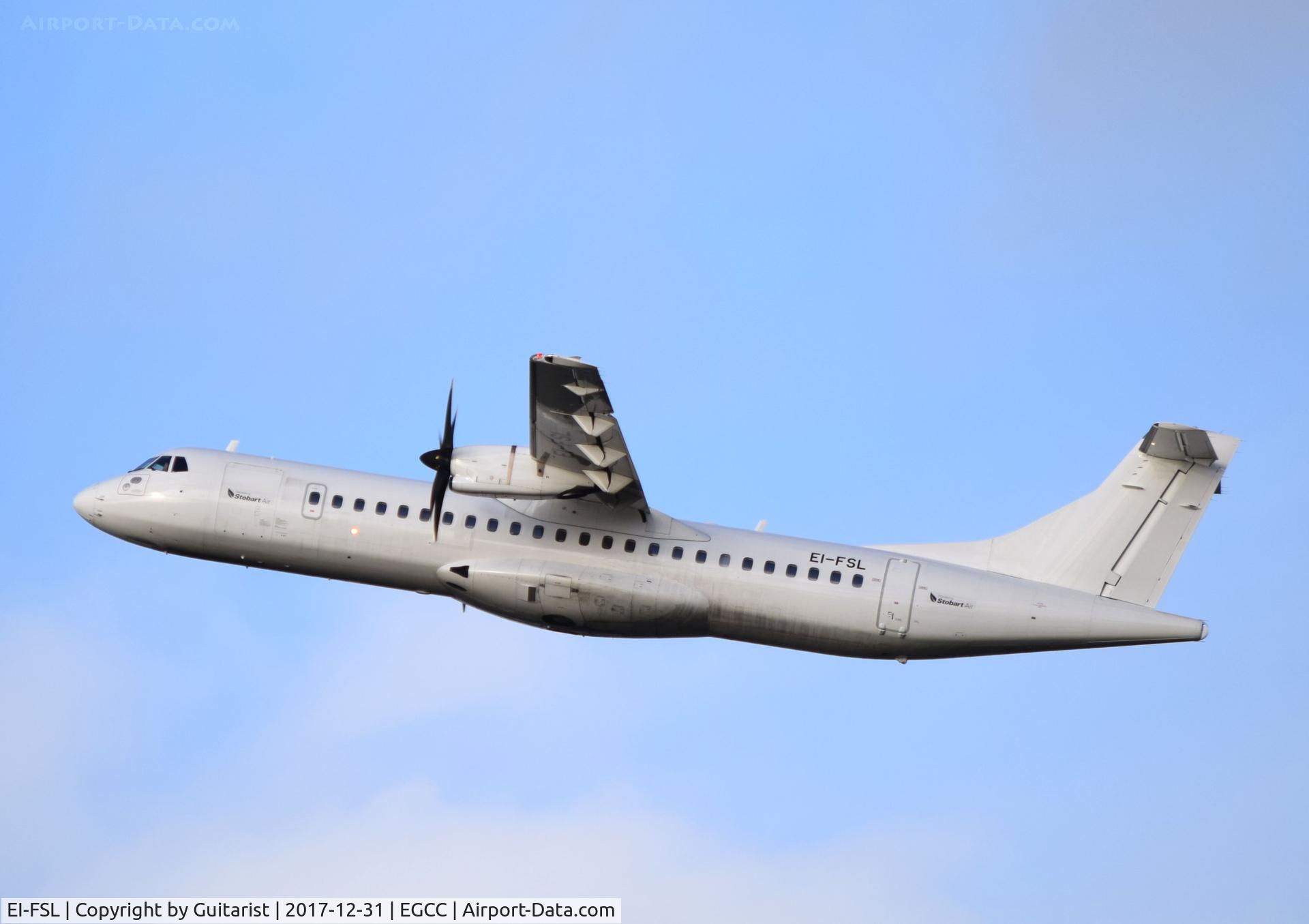 EI-FSL, 2016 ATR 72-212A C/N 1339, At Manchester