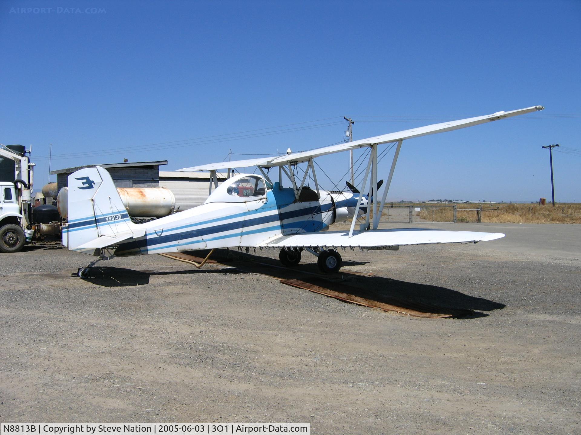 N8813B, 1982 Eagle Aircraft Co Eagle DW-1 C/N DW-1-0081-82, Newman Air Service 1982 Eagle DW-1 crop duster at Gustine, CA