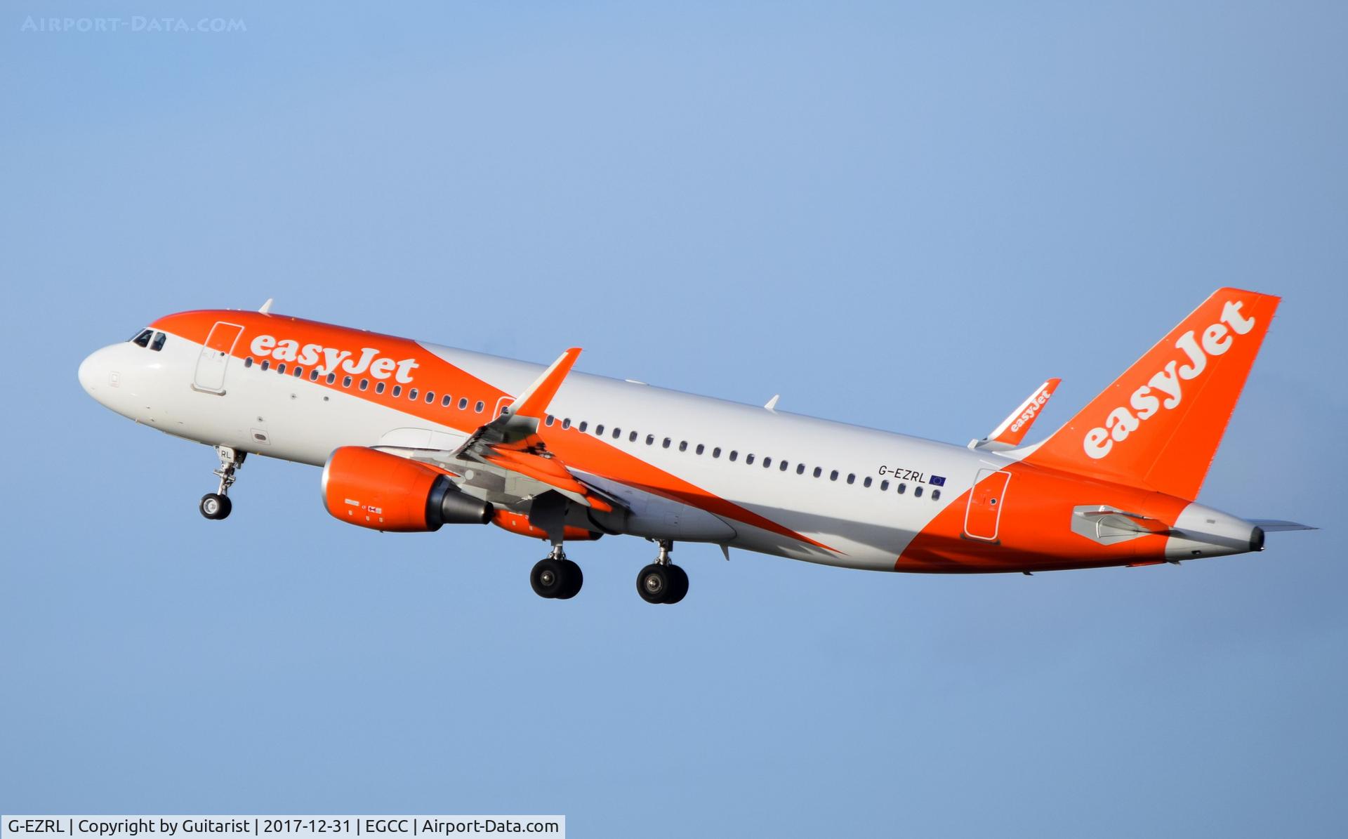 G-EZRL, 2017 Airbus A320-214 C/N 7779, At Manchester
