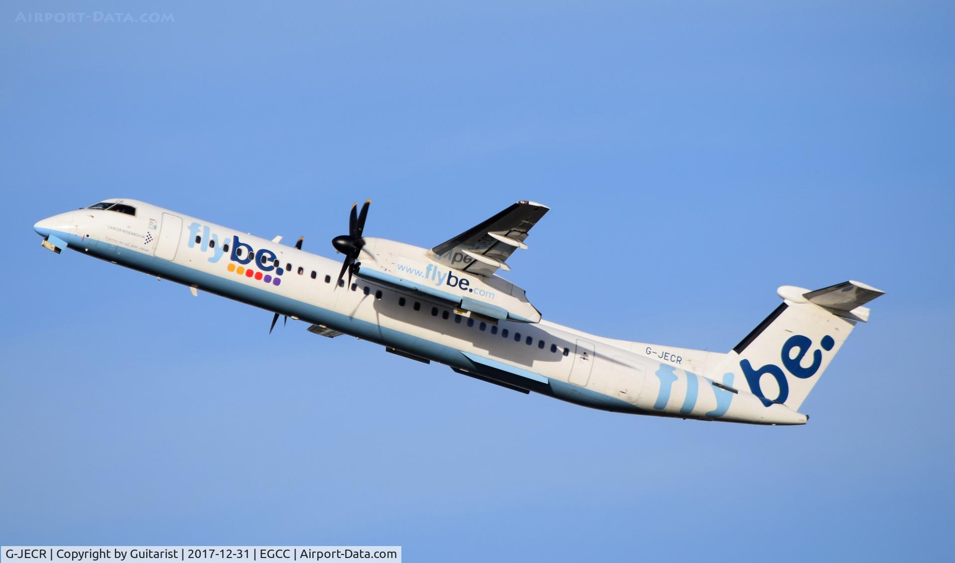 G-JECR, 2006 De Havilland Canada DHC-8-402Q Dash 8 C/N 4139, At Manchester