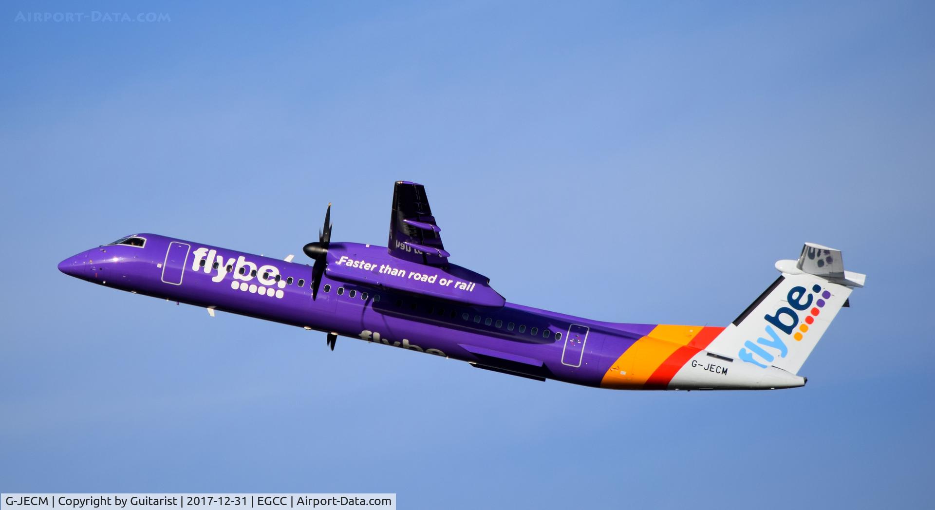 G-JECM, 2005 De Havilland Canada DHC-8-402Q Dash 8 C/N 4118, At Manchester