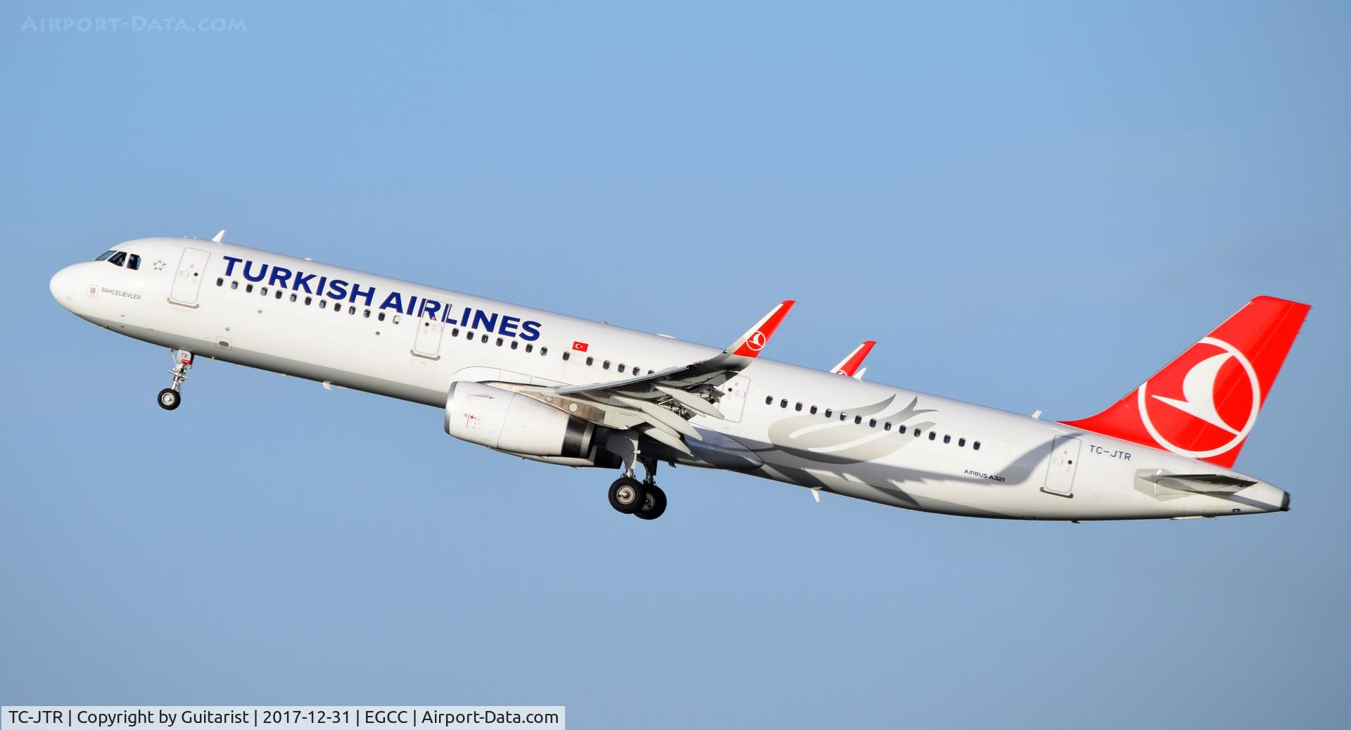 TC-JTR, 2017 Airbus A321-231 C/N 7518, At Manchester