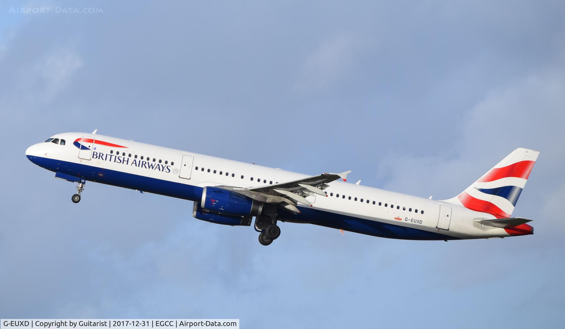 G-EUXD, 2004 Airbus A321-231 C/N 2320, At Manchester