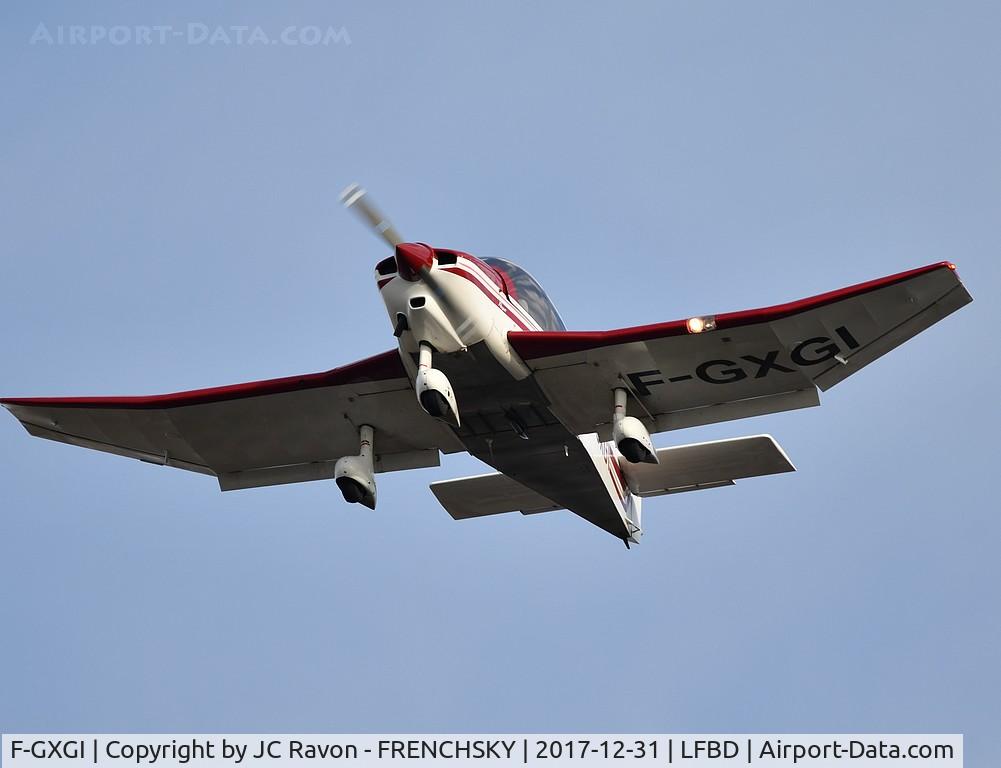 F-GXGI, Robin DR-400-180 Regent Regent C/N 2520, CAPAM Bordeaux landing runway 23