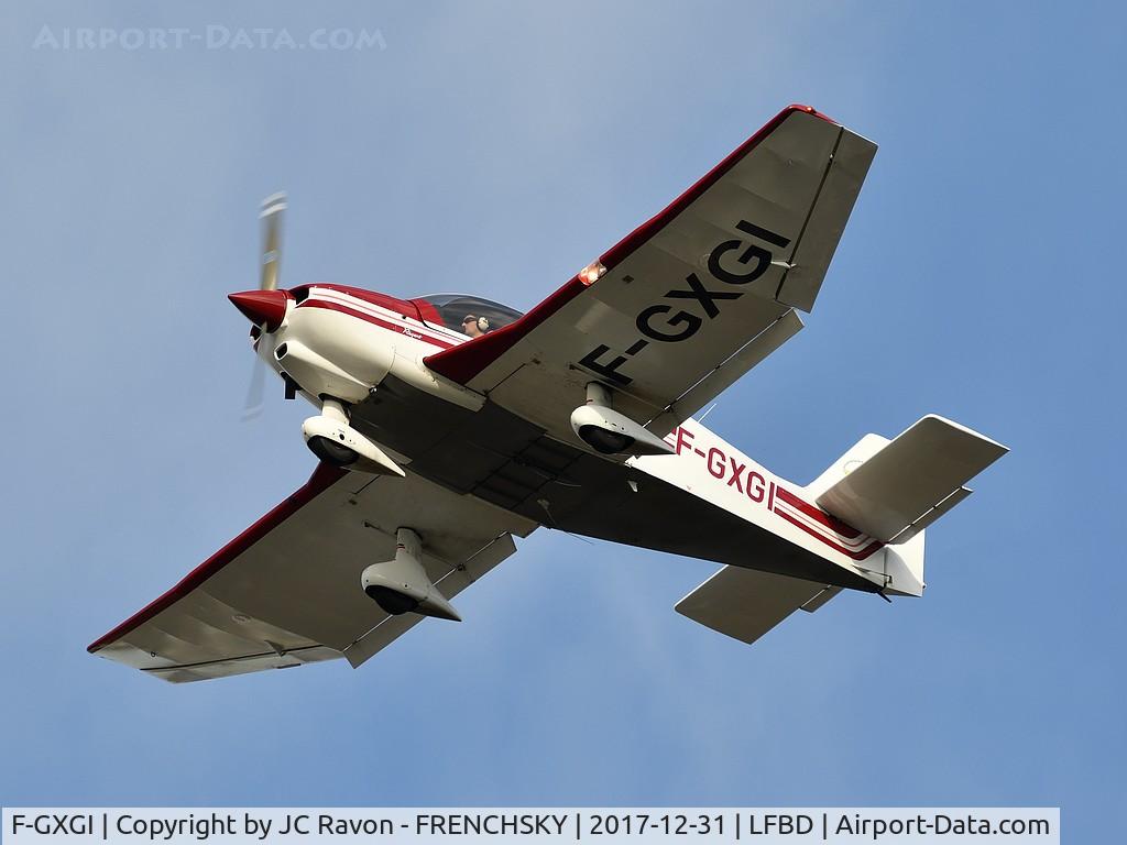 F-GXGI, Robin DR-400-180 Regent Regent C/N 2520, CAPAM Bordeaux landing runway 23