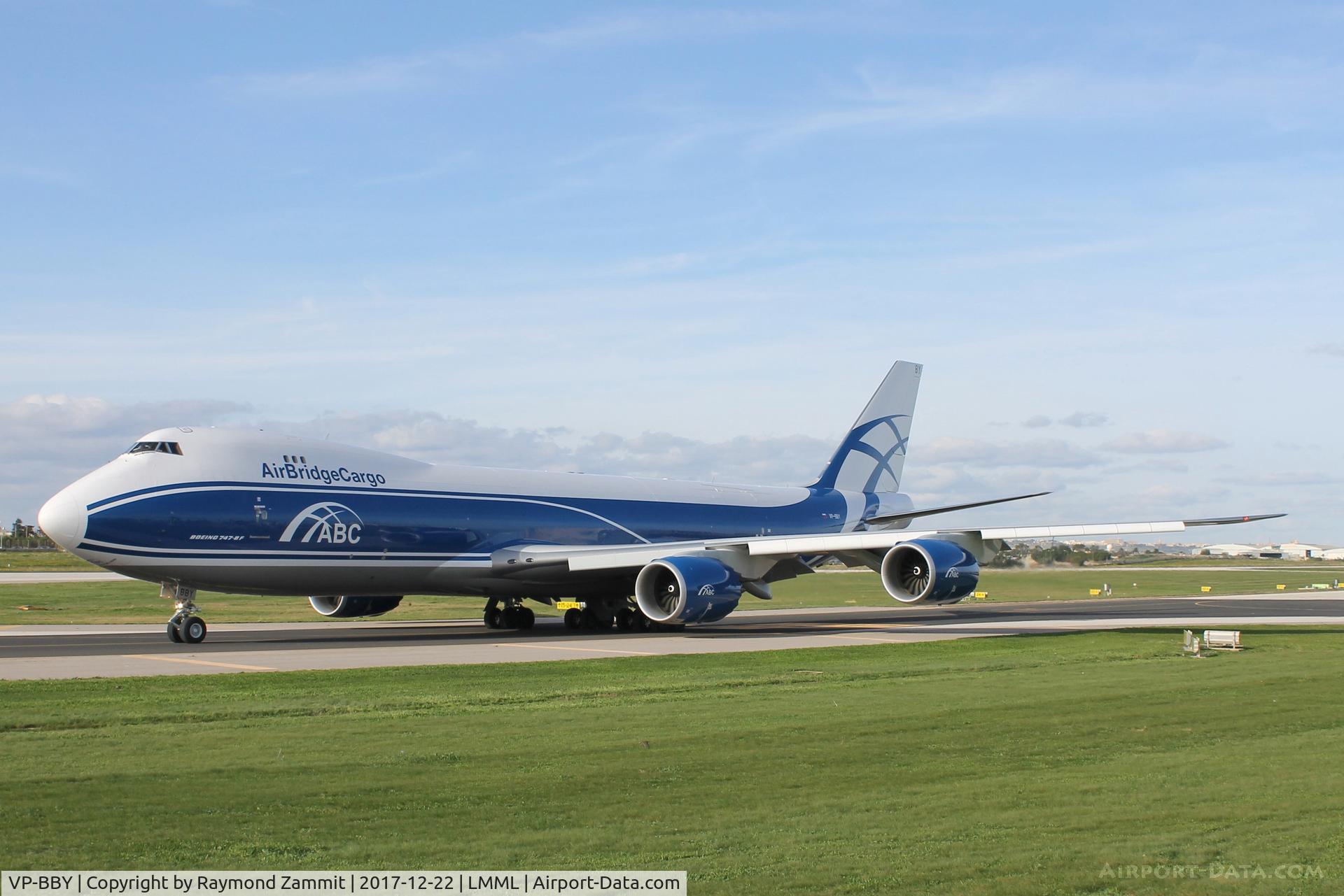 VP-BBY, 2017 Boeing 747-8F C/N 63781, B747-800F VP-BBY Air Bridge Cargo