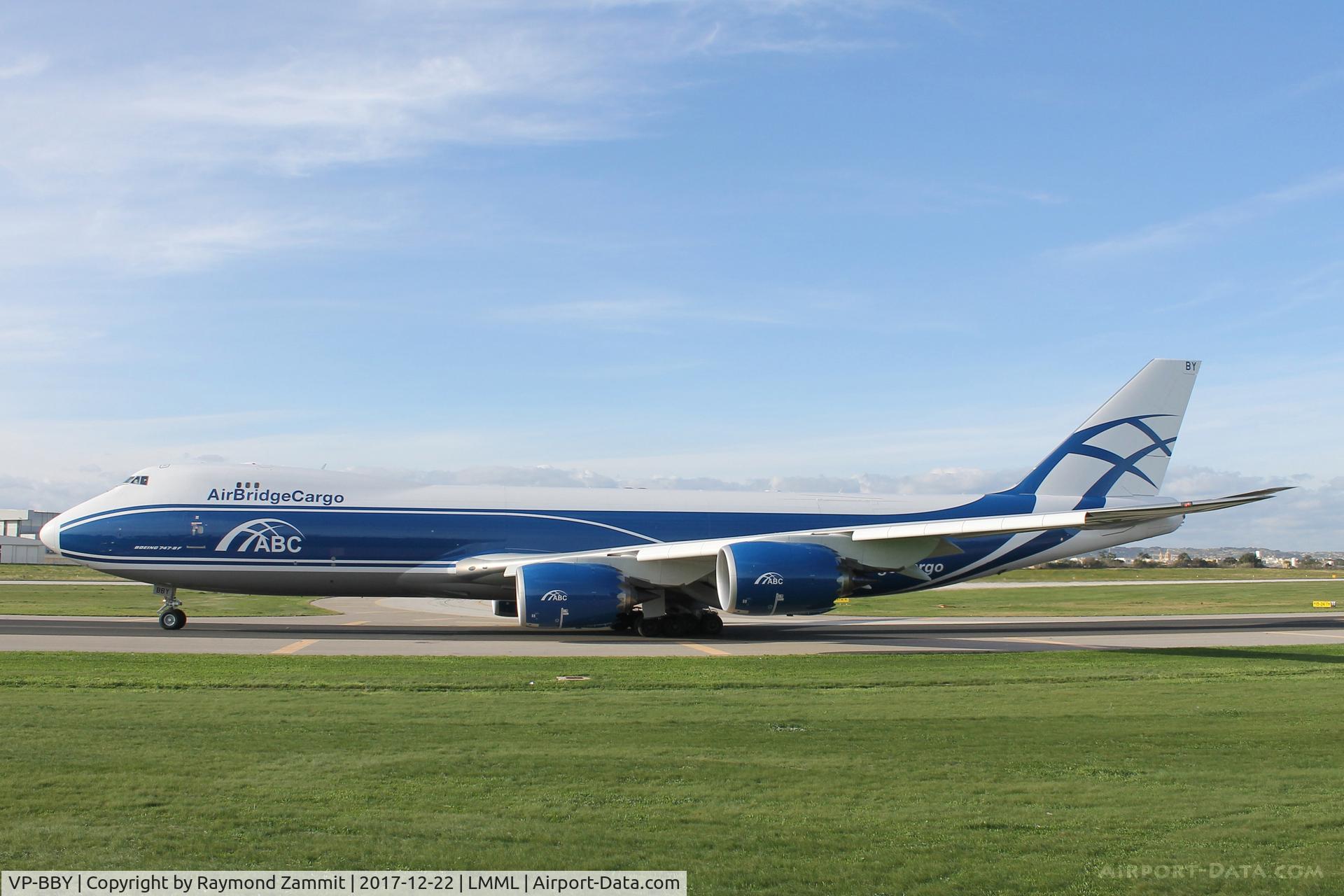 VP-BBY, 2017 Boeing 747-8F C/N 63781, B747-8F VP-BBY Air Bridge Cargo