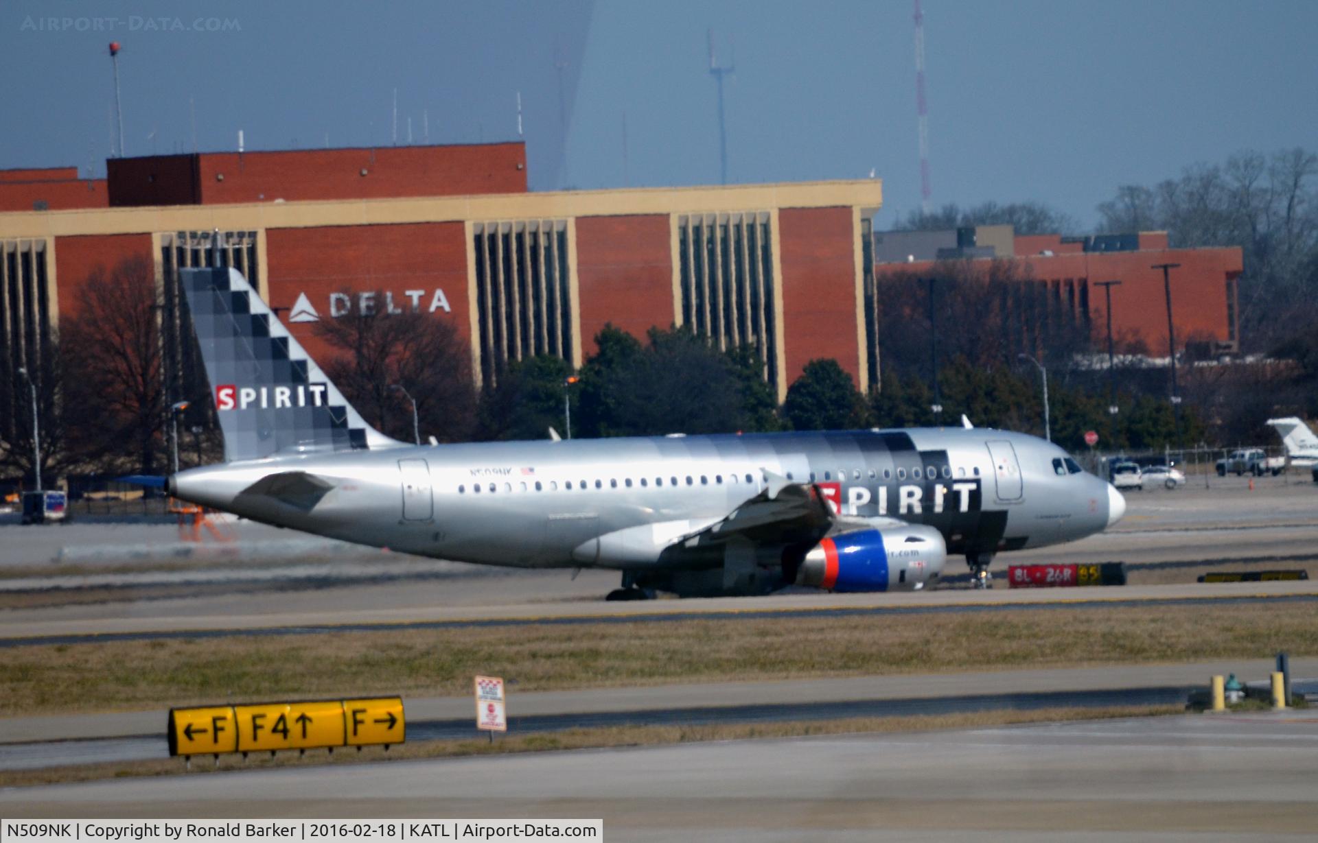 N509NK, 2005 Airbus A319-132 C/N 2603, Takeoff Atlanta