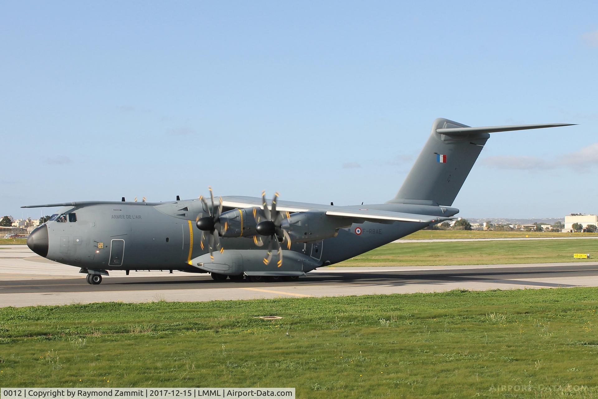 0012, 2014 Airbus A400M Atlas C/N 012, Airbus A400M Atlas 0012 French Air Force