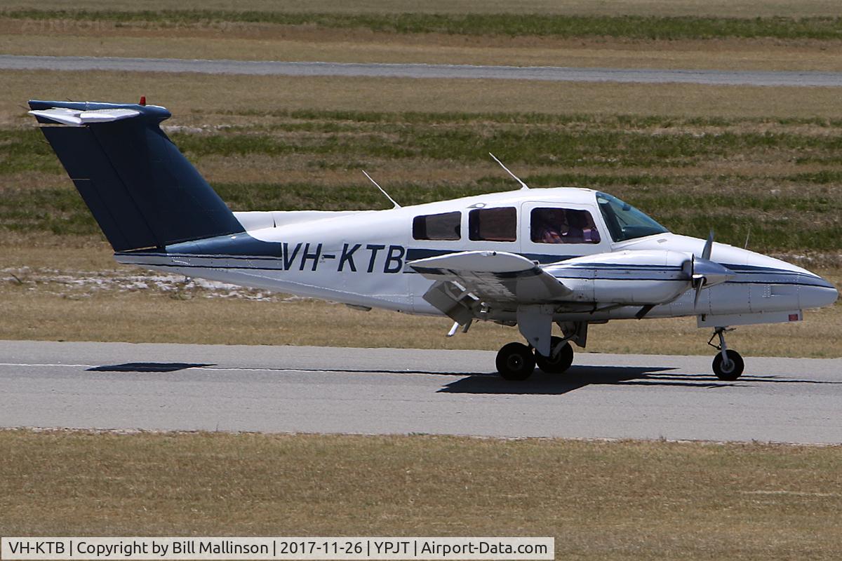VH-KTB, 1981 Beech 76 Duchess C/N ME-409, TAXIING